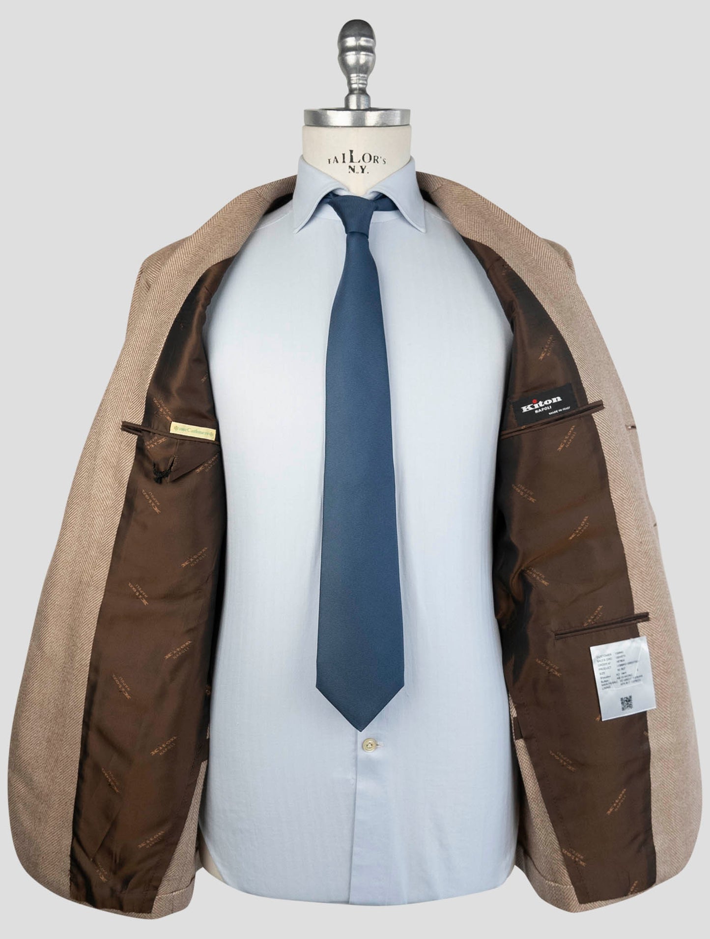 Kiton Brown Cashmere Blazer