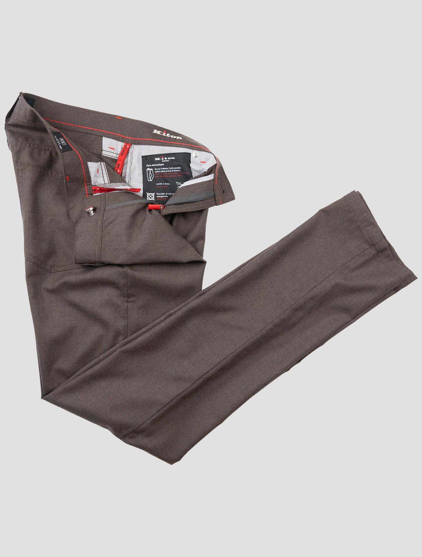 Kiton Brown Cashmere Jeans