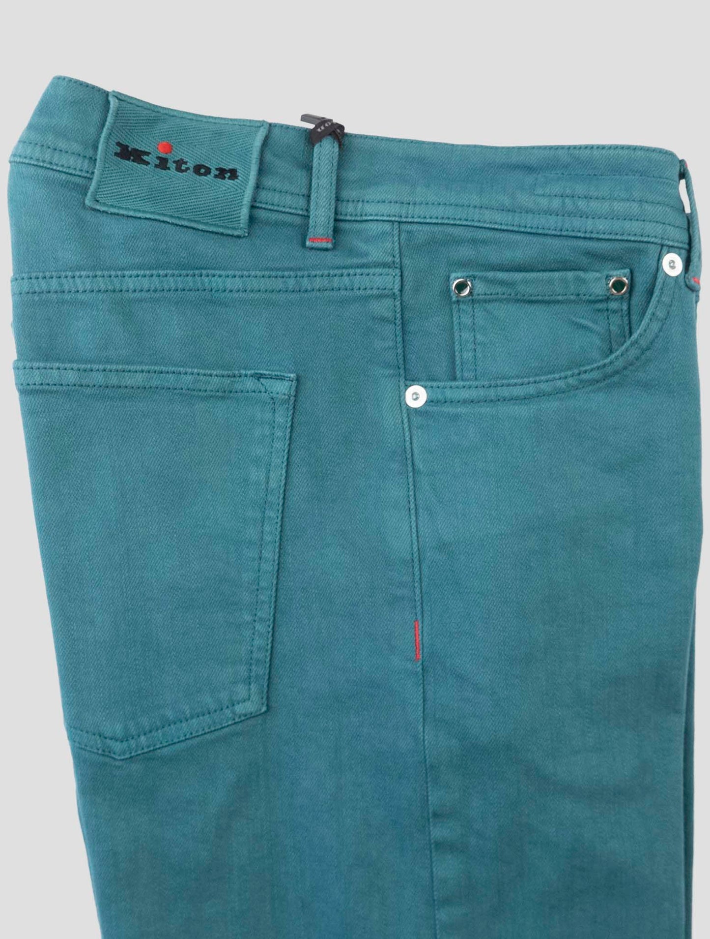 Kiton Green Cotton Ea Jeans