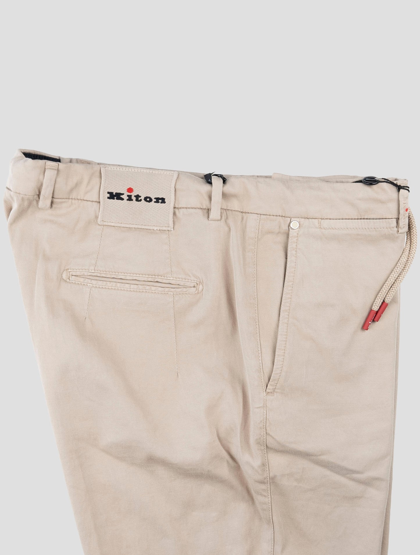 Kiton Beige Cotton Silk Ea Short Pants