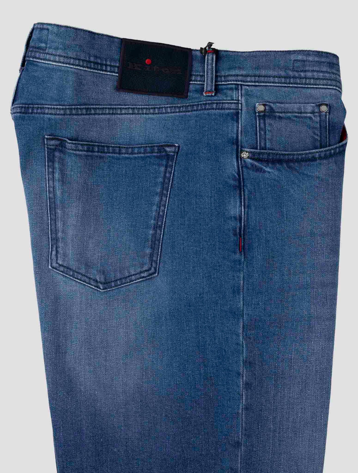 Kiton Blue Cotton Ea Jeans