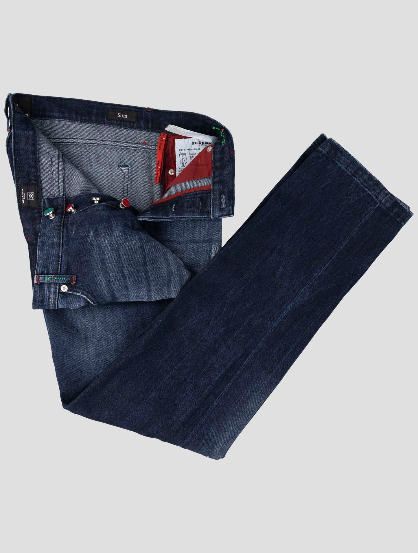 Kiton Denim Cotton Ea Jeans