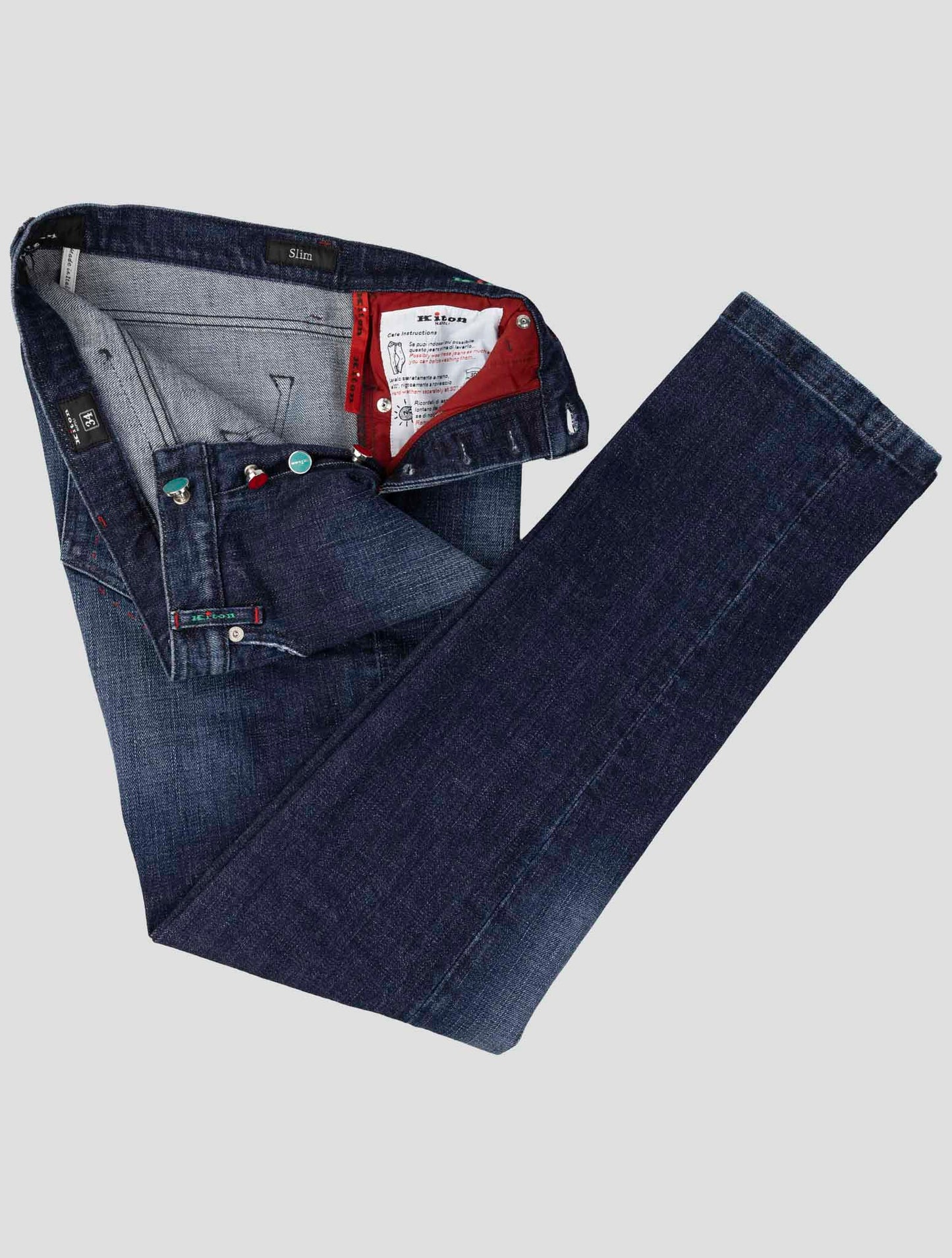 Kiton Denim Cotton Ea Jeans