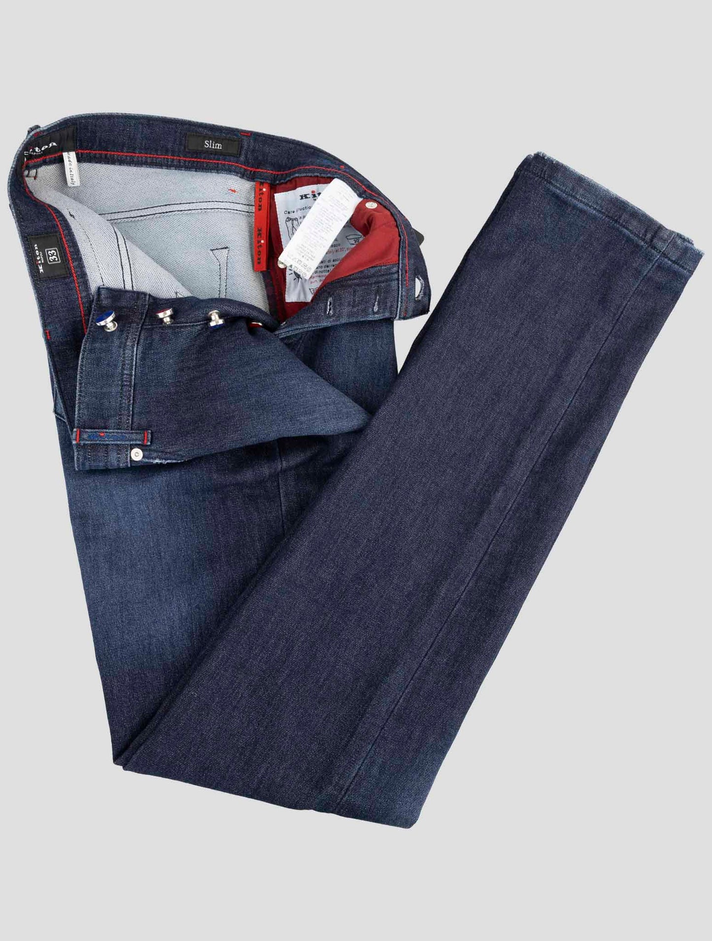 Kiton Denim Cotton Ea Jeans
