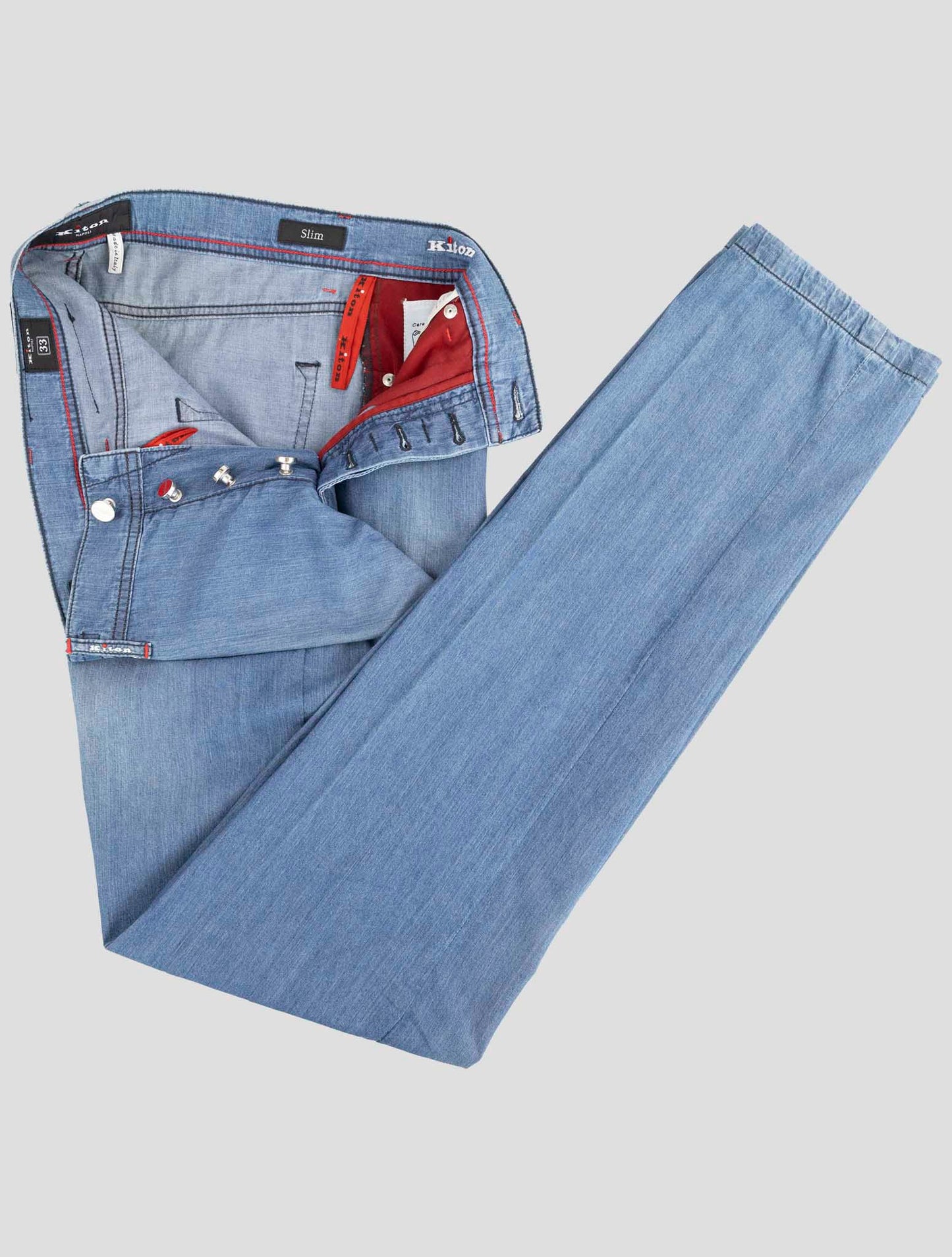 Kiton Denim Cotton Jeans