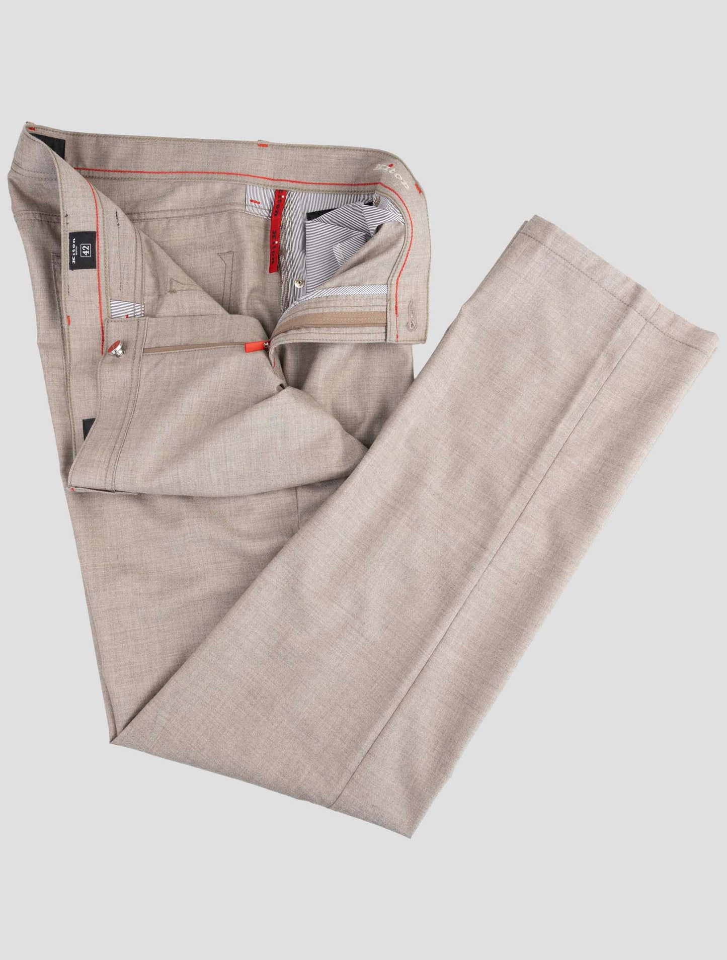 Kiton Gray Cashmere Jeans