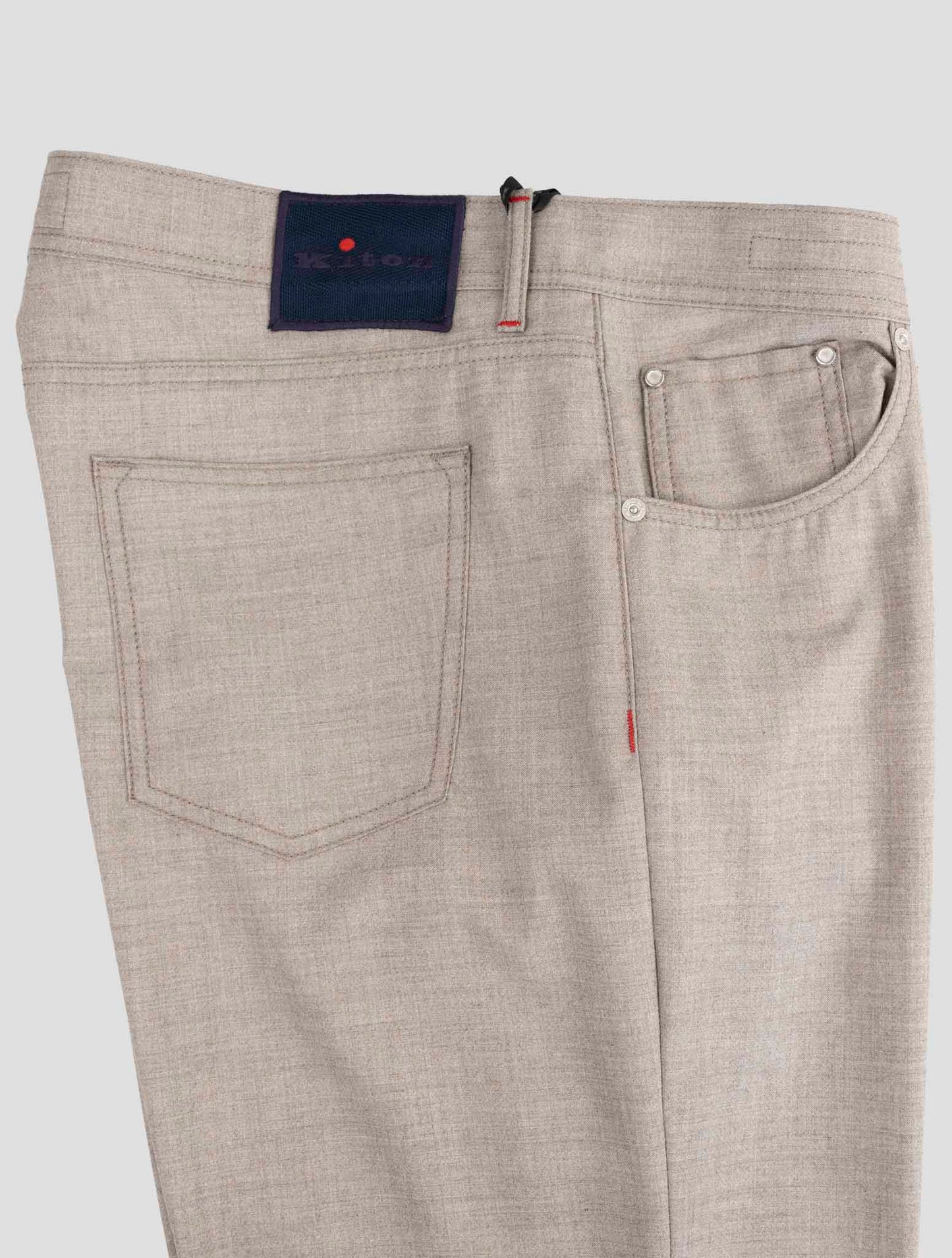 Kiton Gray Cashmere Jeans