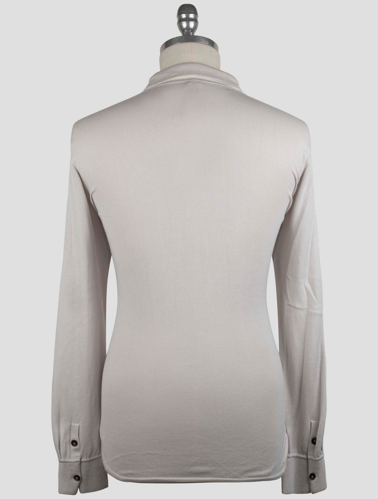 Kiton Gray Cotton Shirt