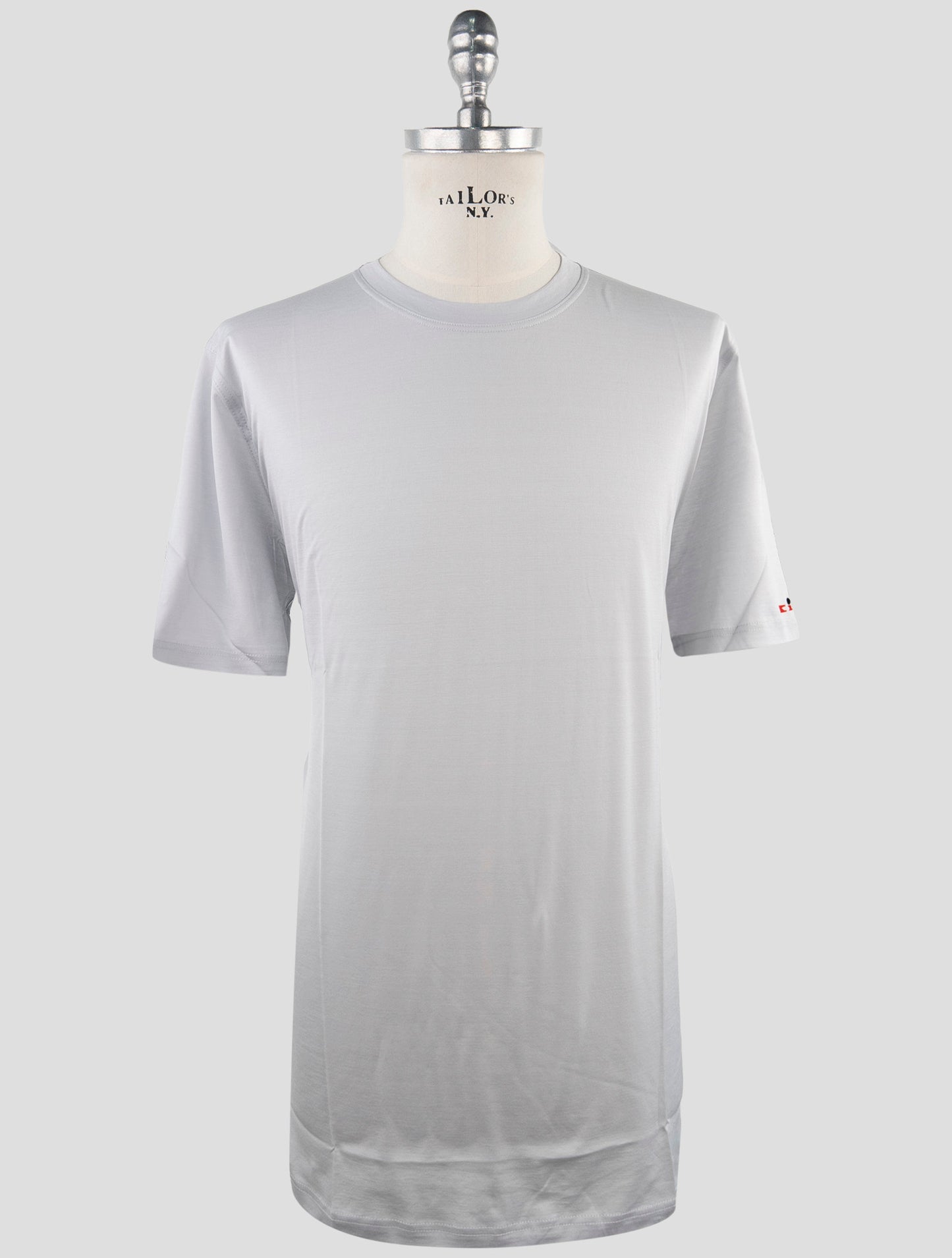 Kiton Gray Cotton T-Shirt