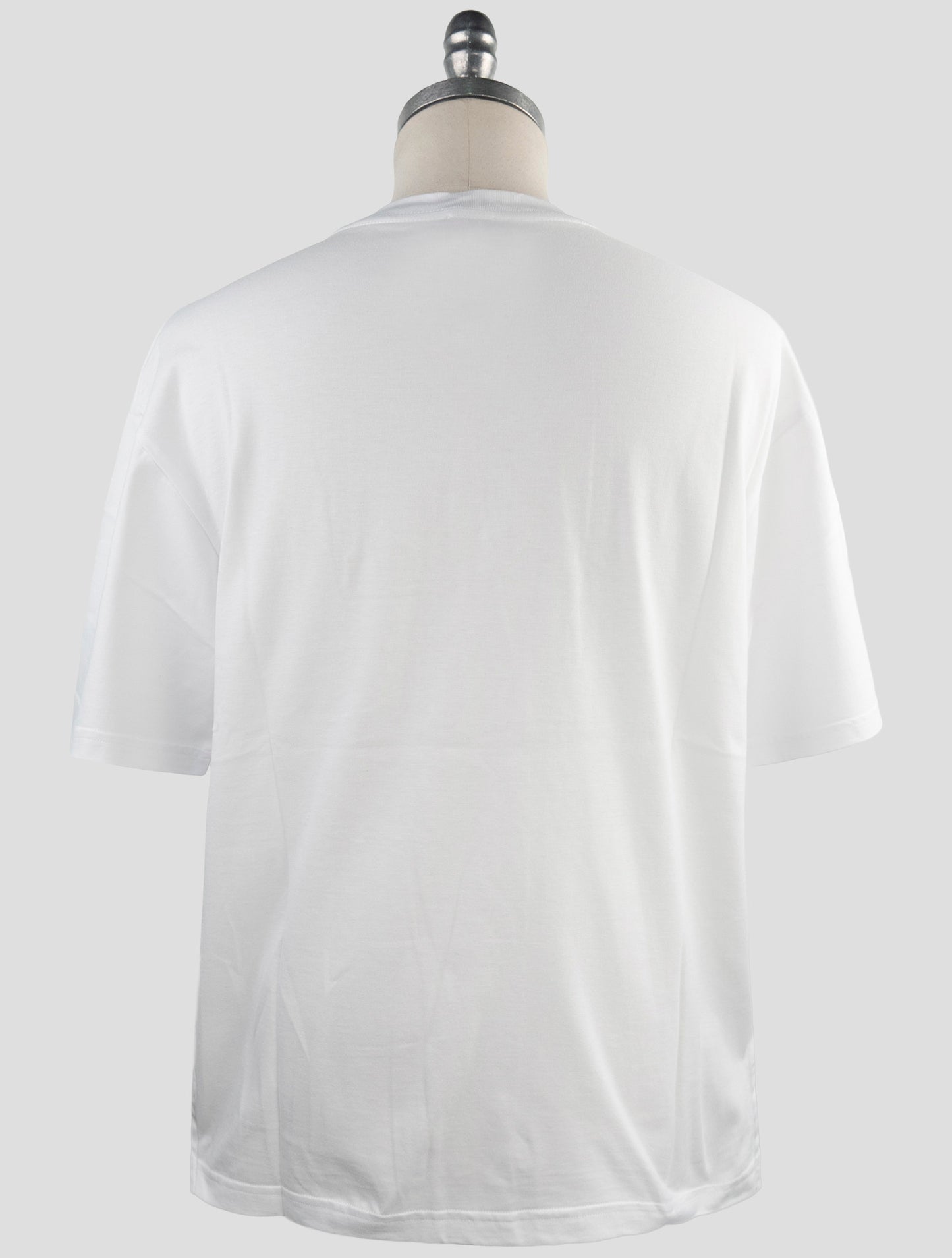 Kiton White Cotton T-Shirt