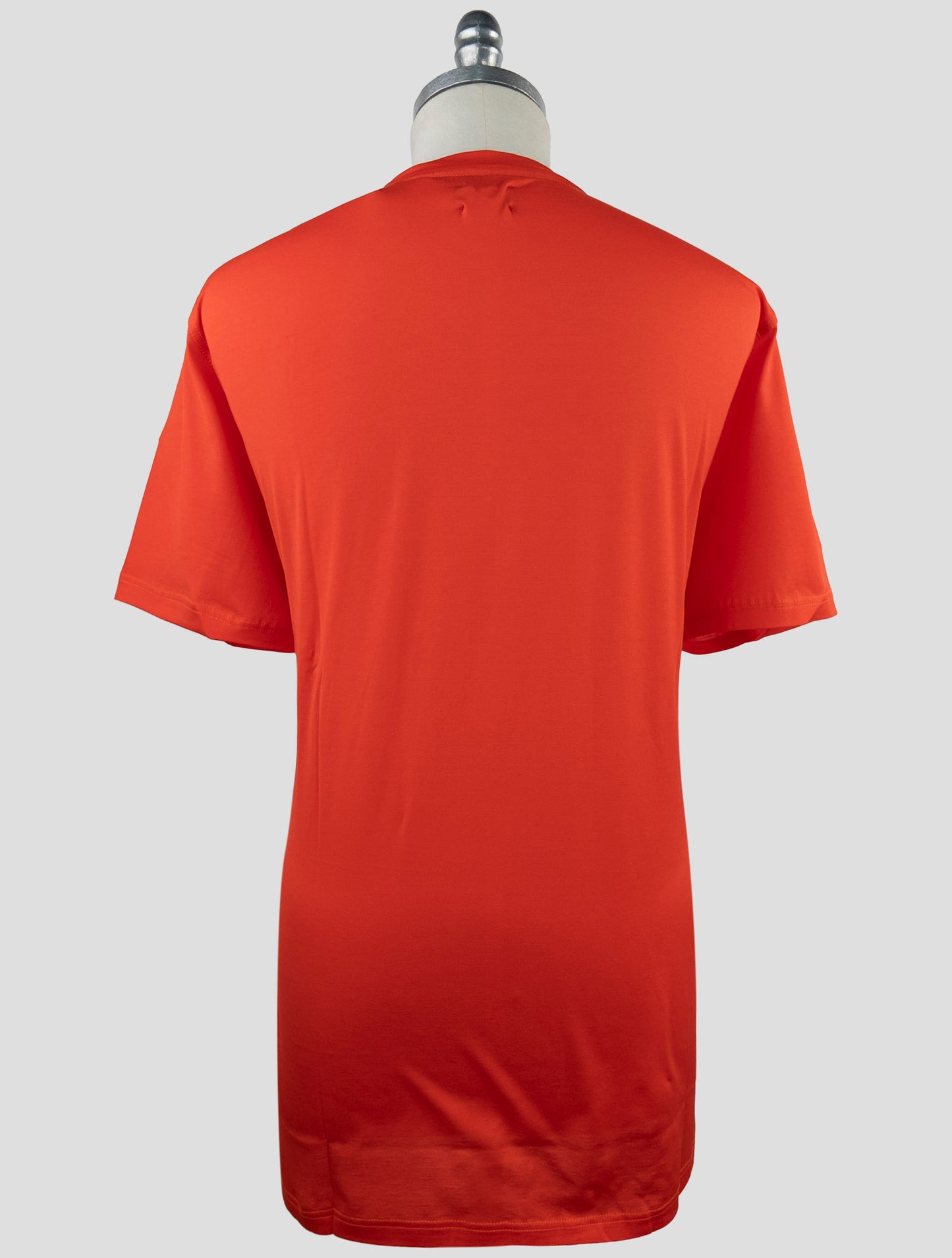 Kiton Orange Cotton T-Shirt
