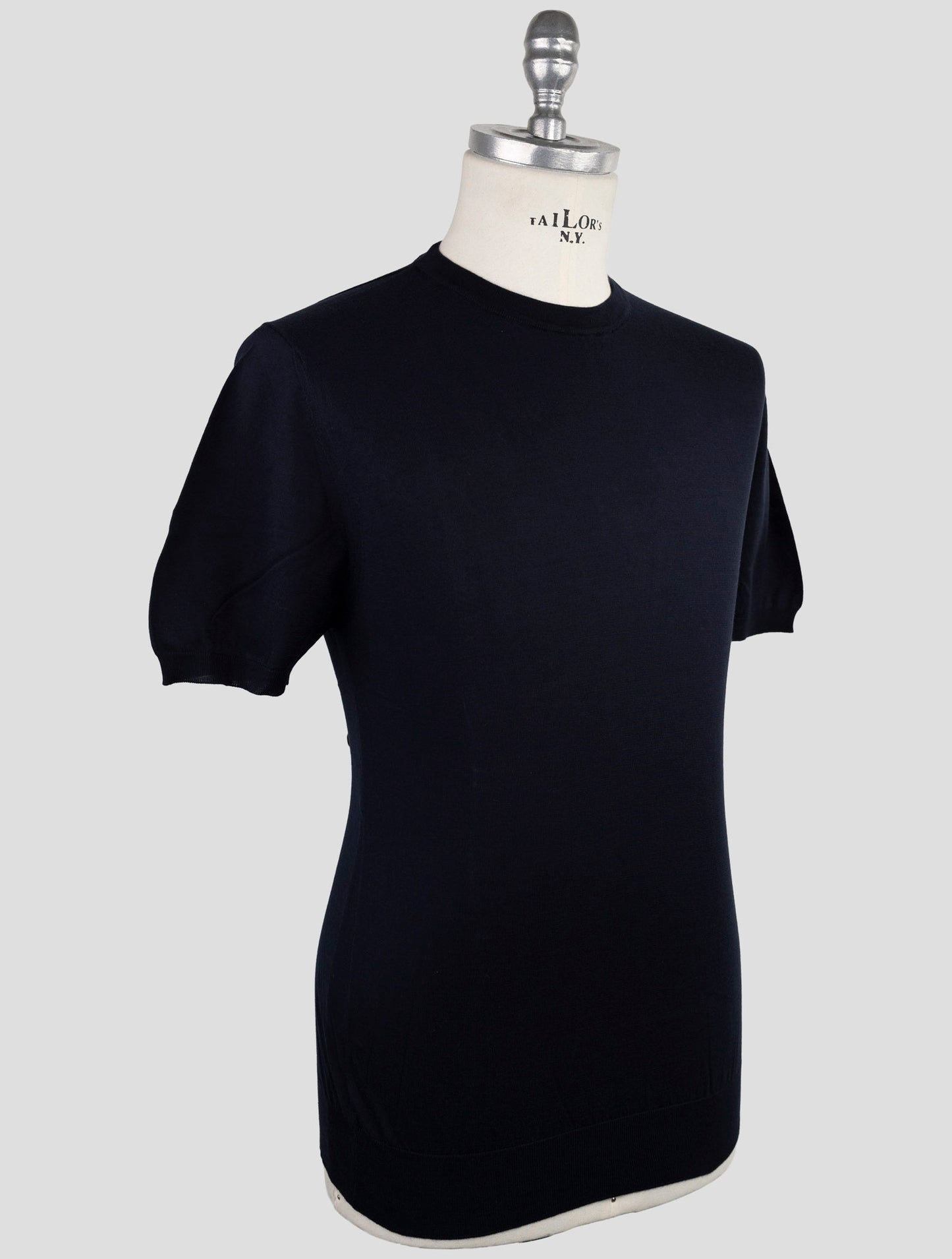 Kiton Blue Cotton Icon T-Shirt