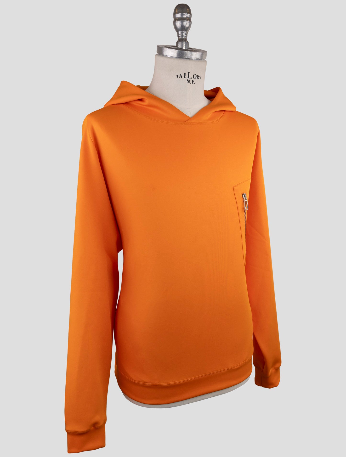 Kiton Orange Pl Ea Special Edition Plus One Sweater Hoodie