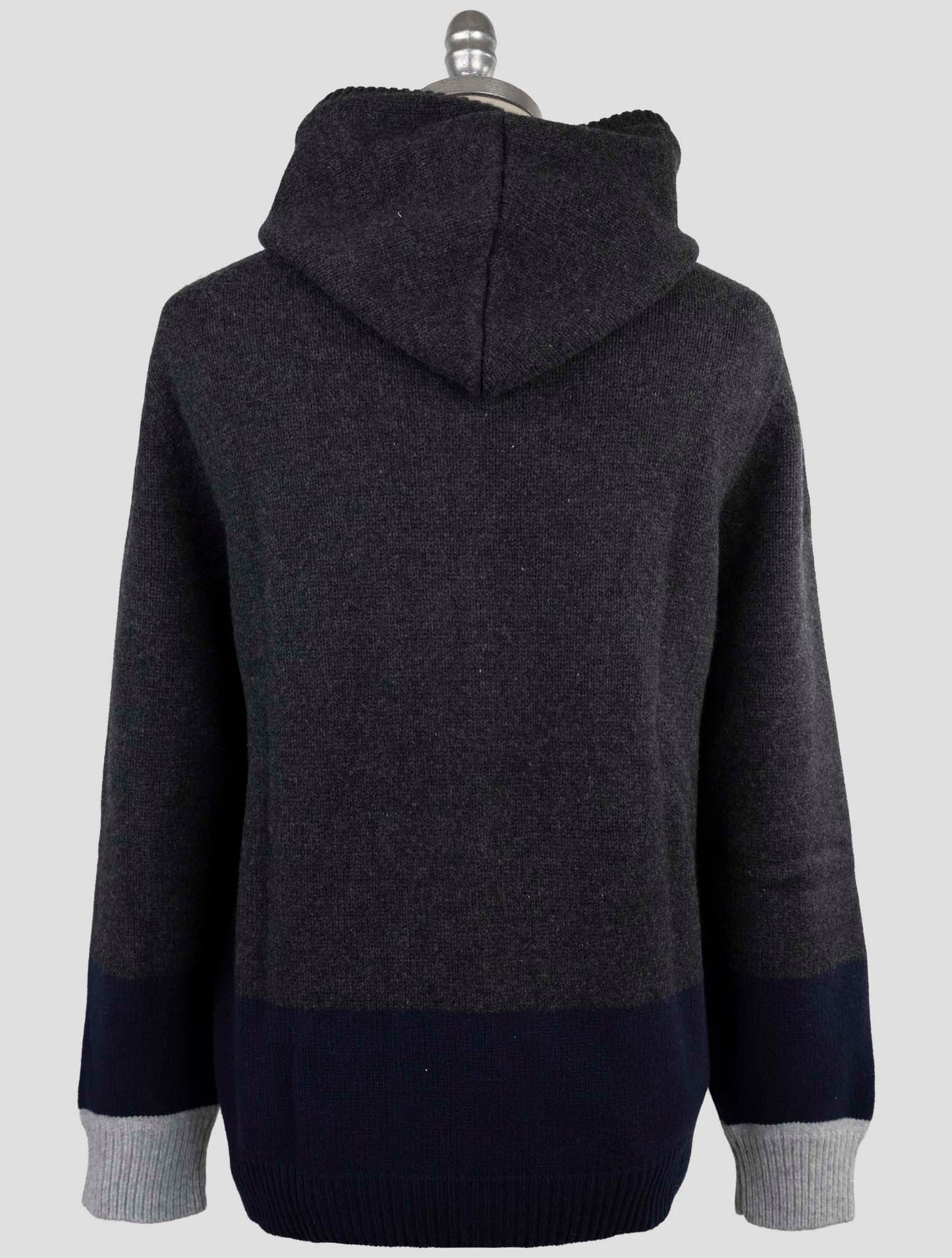 Kiton Multicolor Wool Sweater Hoodie