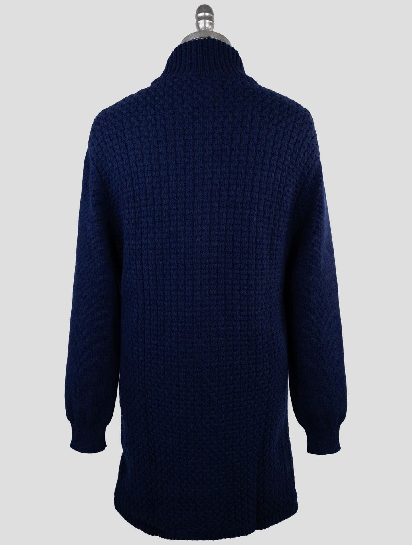 Kiton Blue Cashmere Sweater Cardigan
