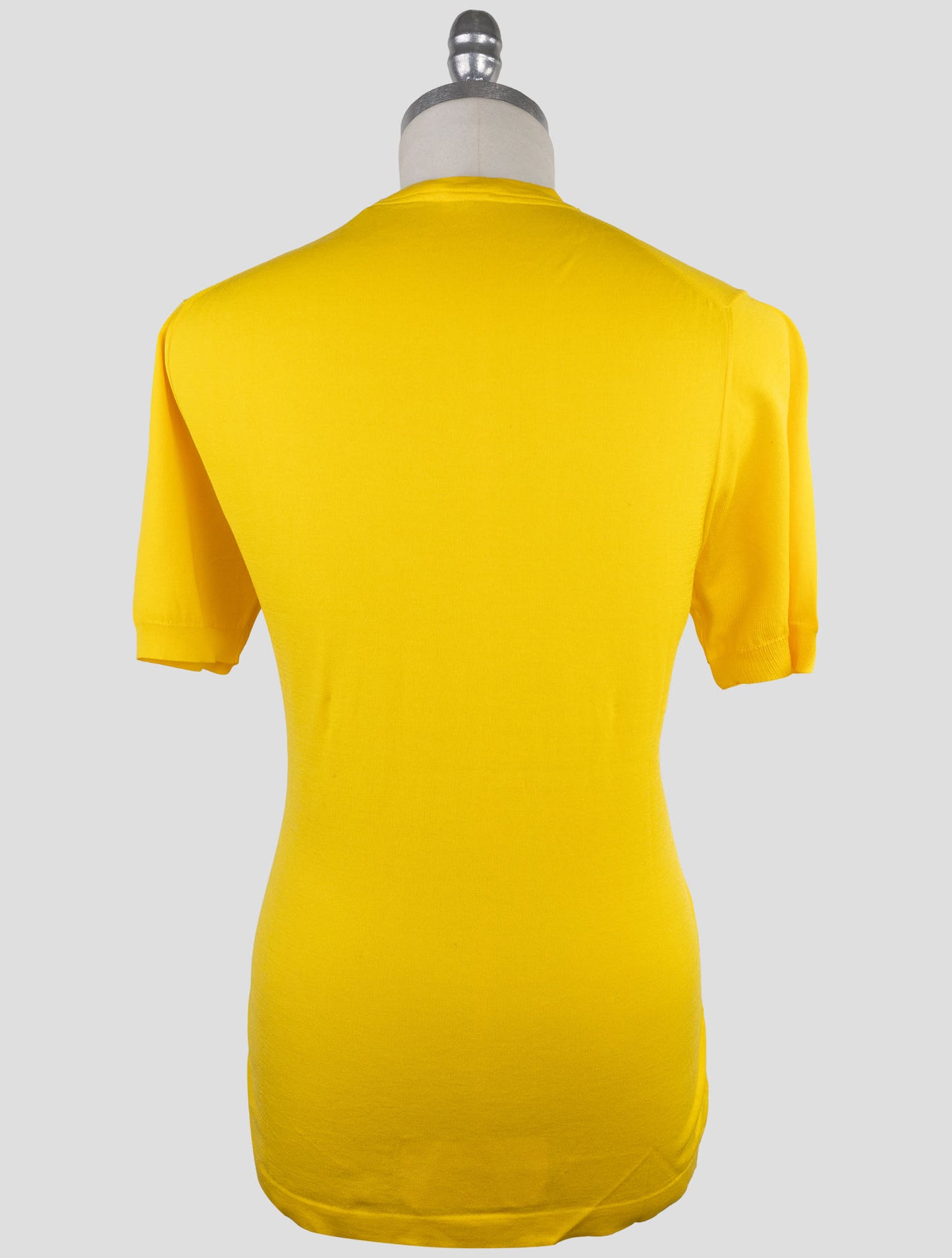 Kiton Yellow Cotton T-Shirt