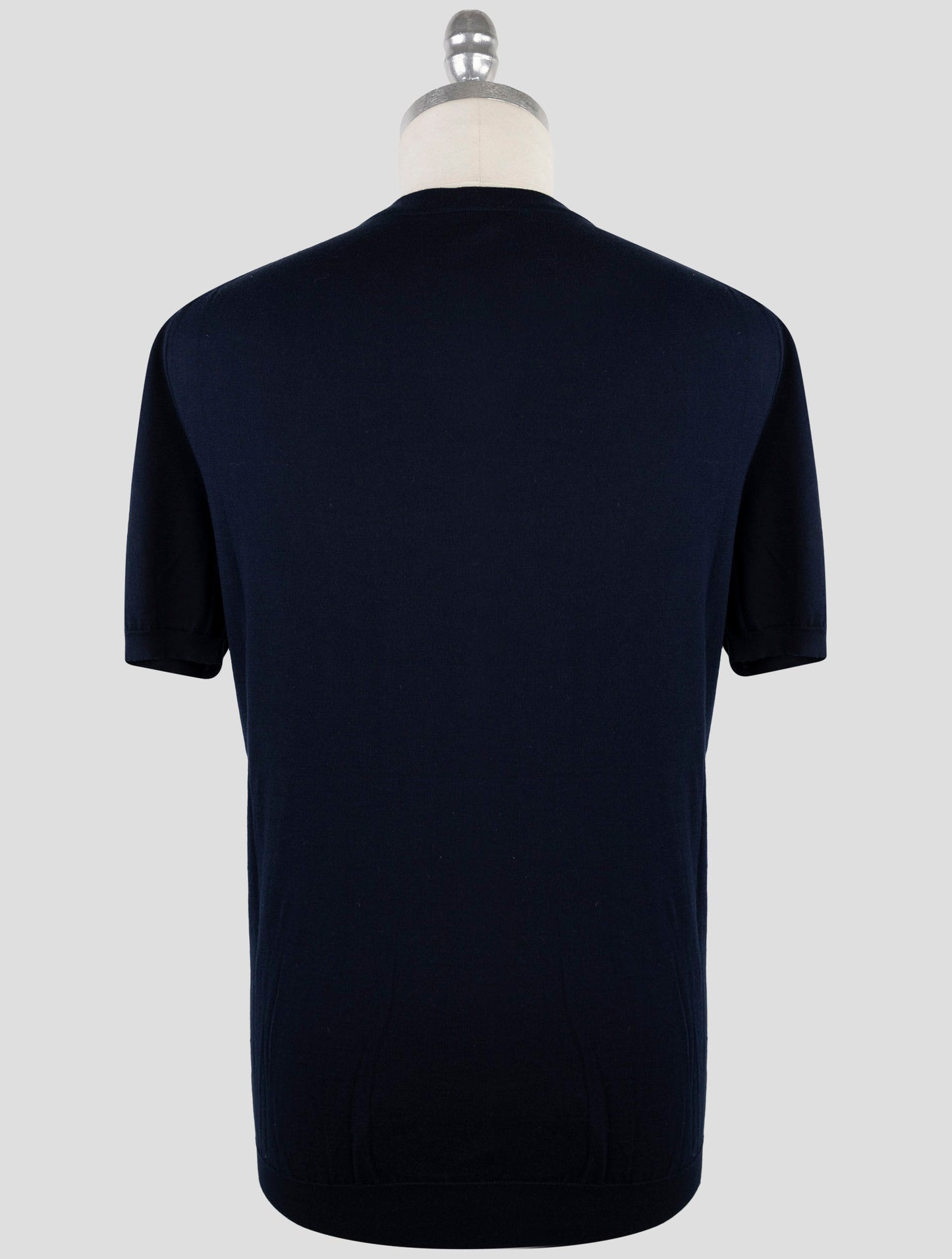 Kiton Blue Cotton T-Shirt