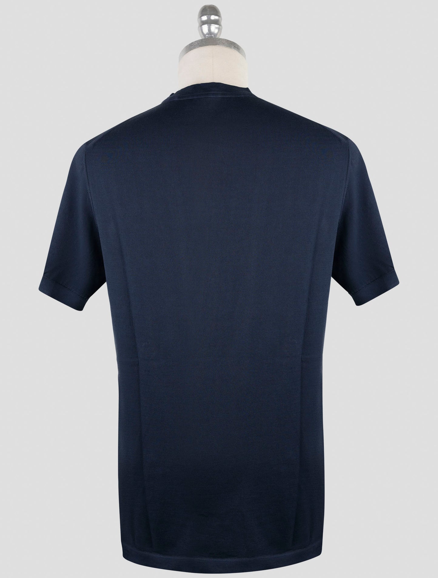 Kiton Blue Cotton T-Shirt
