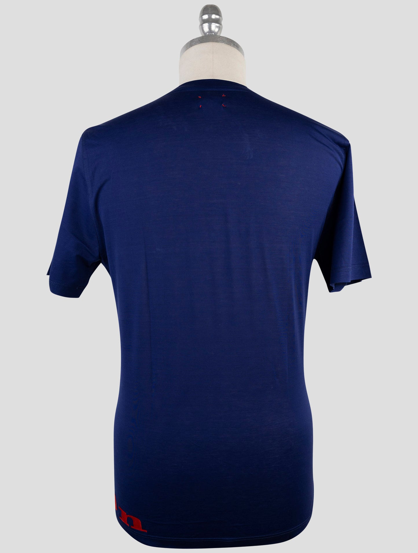 Kiton Blue Cotton T-Shirt