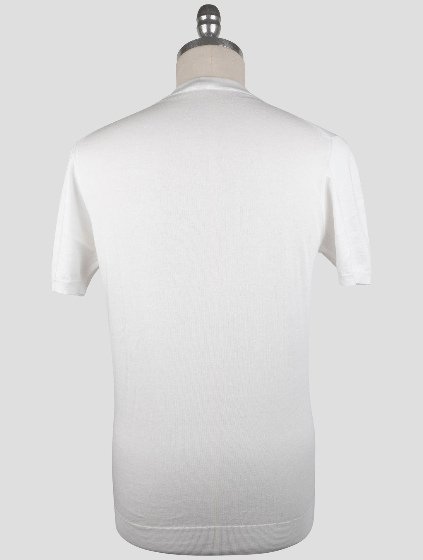 Kiton White Cotton T-Shirt