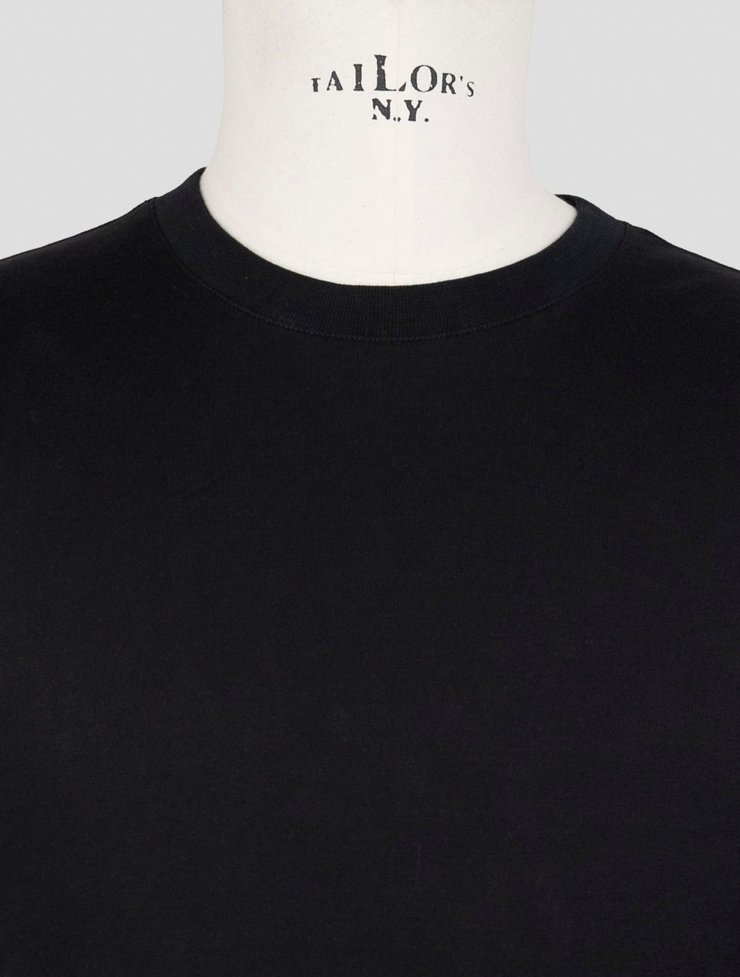 Kiton Knt Black Cotton T-Shirt