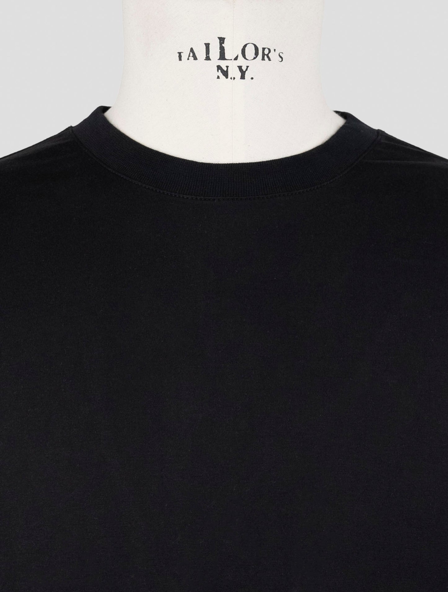 Kiton Knt Black Cotton T-Shirt