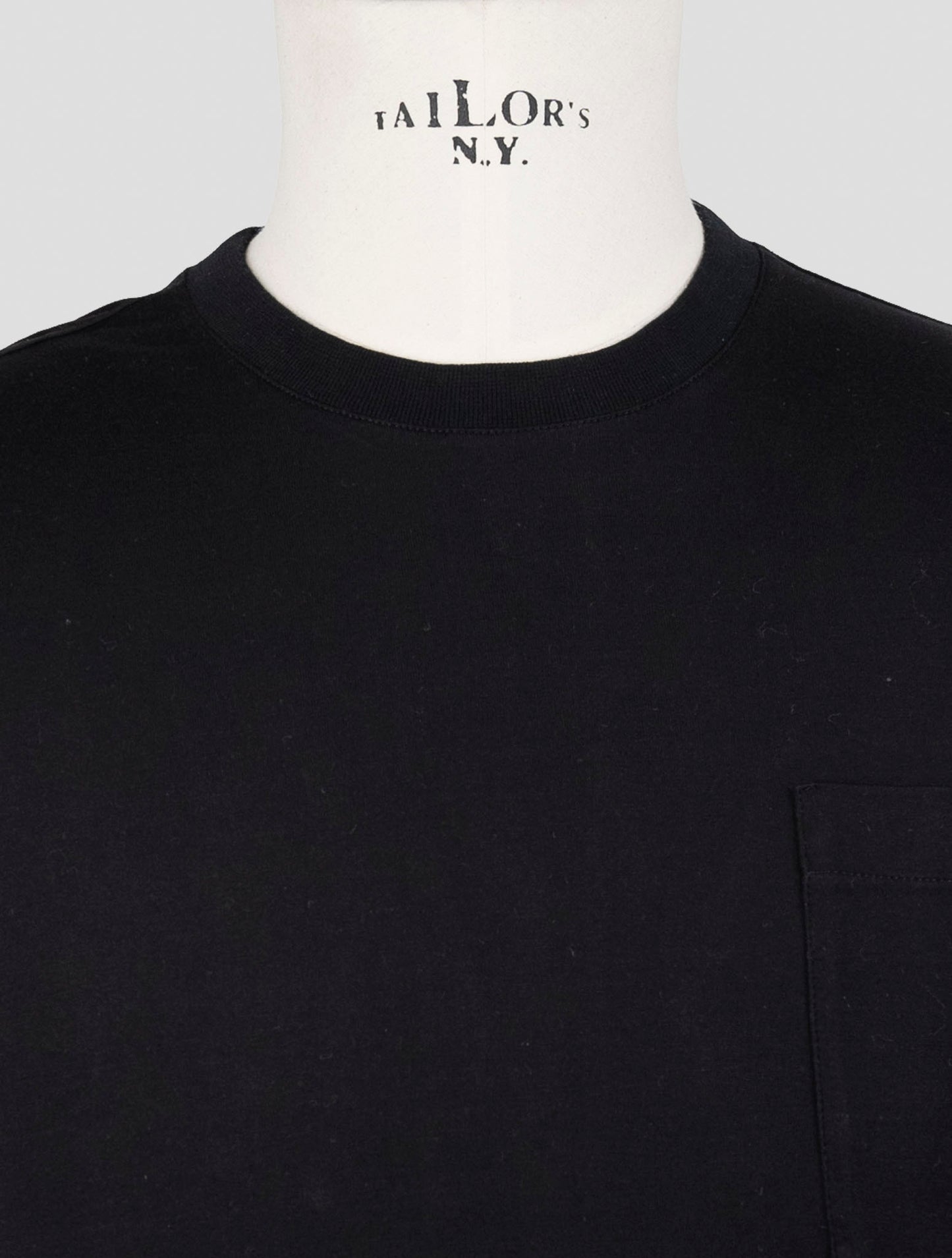 Kiton Knt Black Cotton T-Shirt