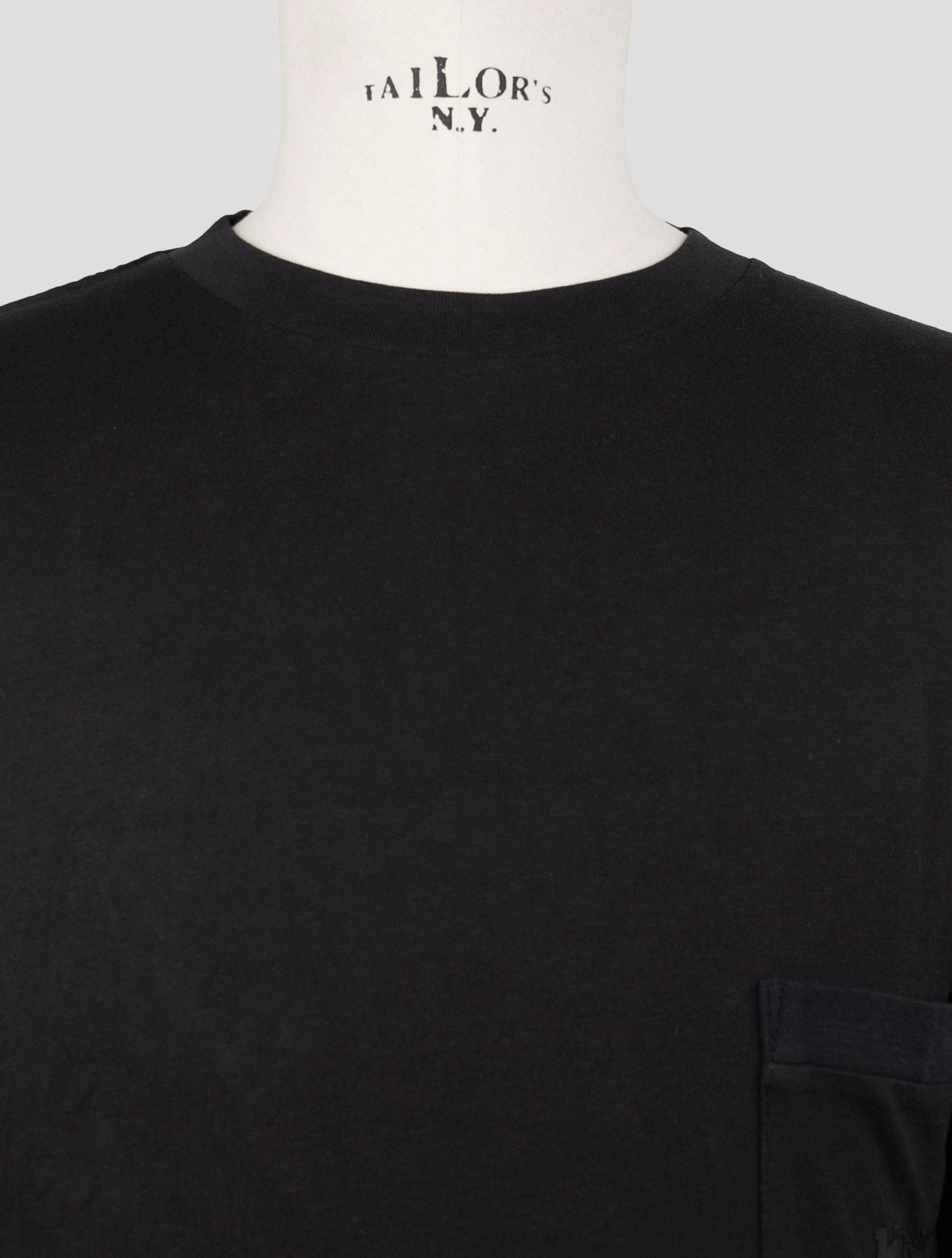 Kiton Knt Black Cotton T-Shirt
