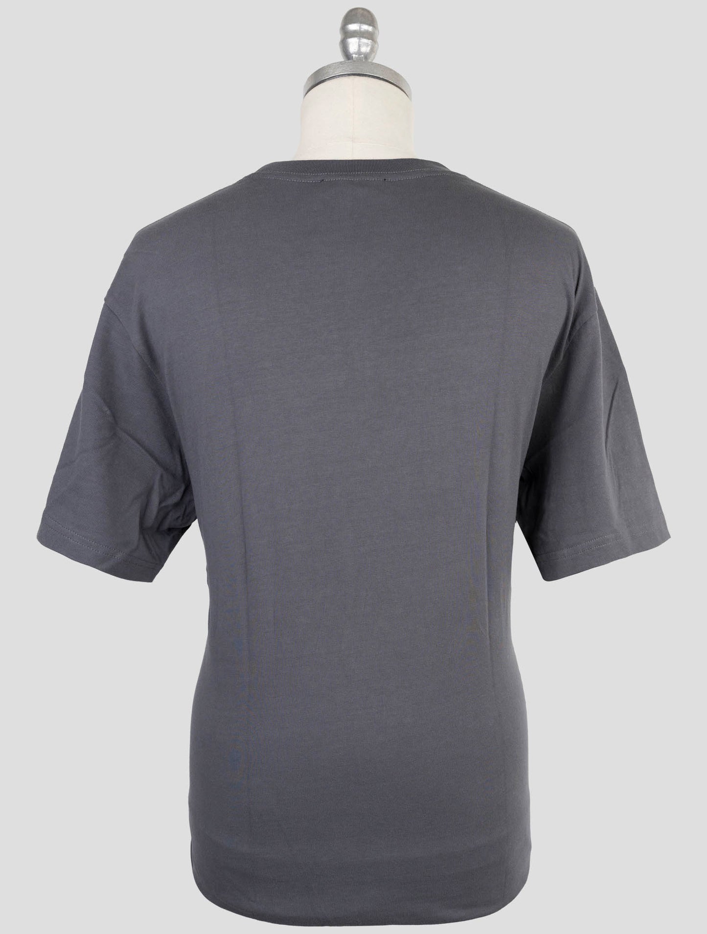 Kiton Knt Gray Cotton T-Shirt