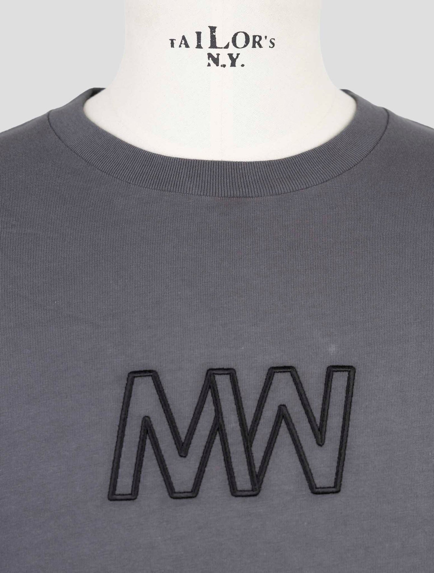 Kiton Knt Gray Cotton T-Shirt