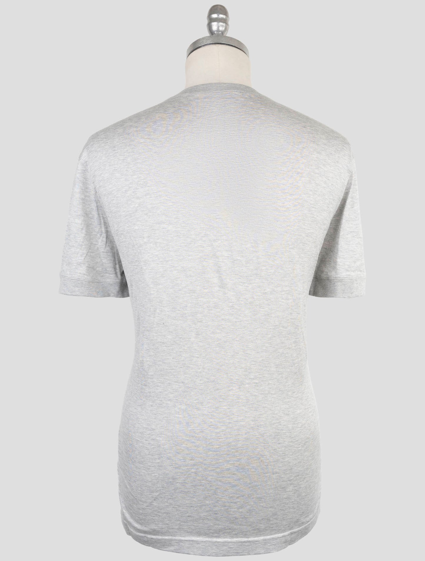 Kiton Knt Gray Cotton T-Shirt