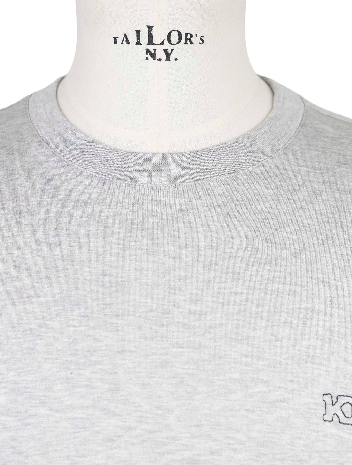 Kiton Knt Gray Cotton T-Shirt