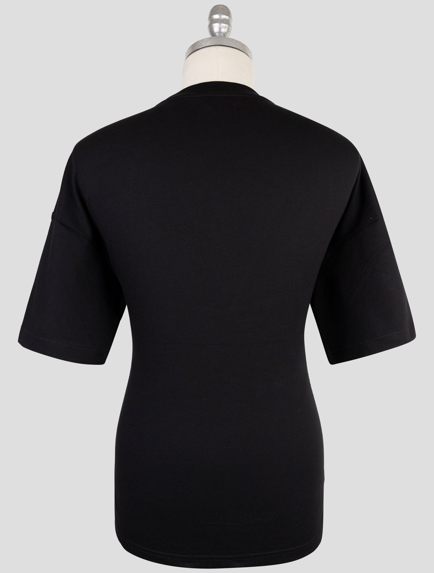 Kiton Knt Black Cotton T-Shirt