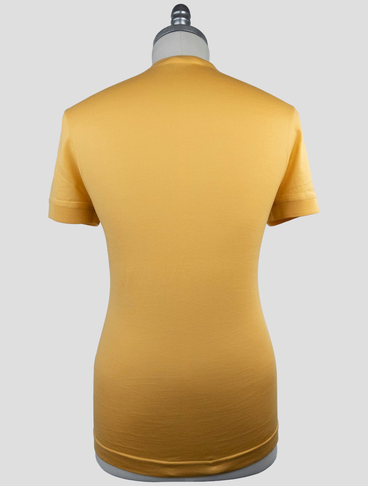 Kiton Knt Yellow Cotton T-Shirt