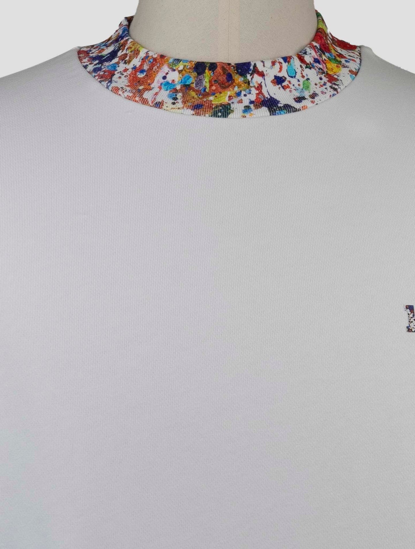 Kiton Knt White Cotton Sweater Crewneck