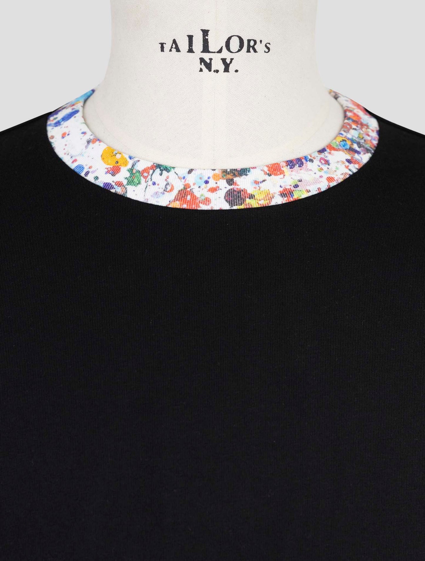 Kiton Knt Black Cotton T-Shirt