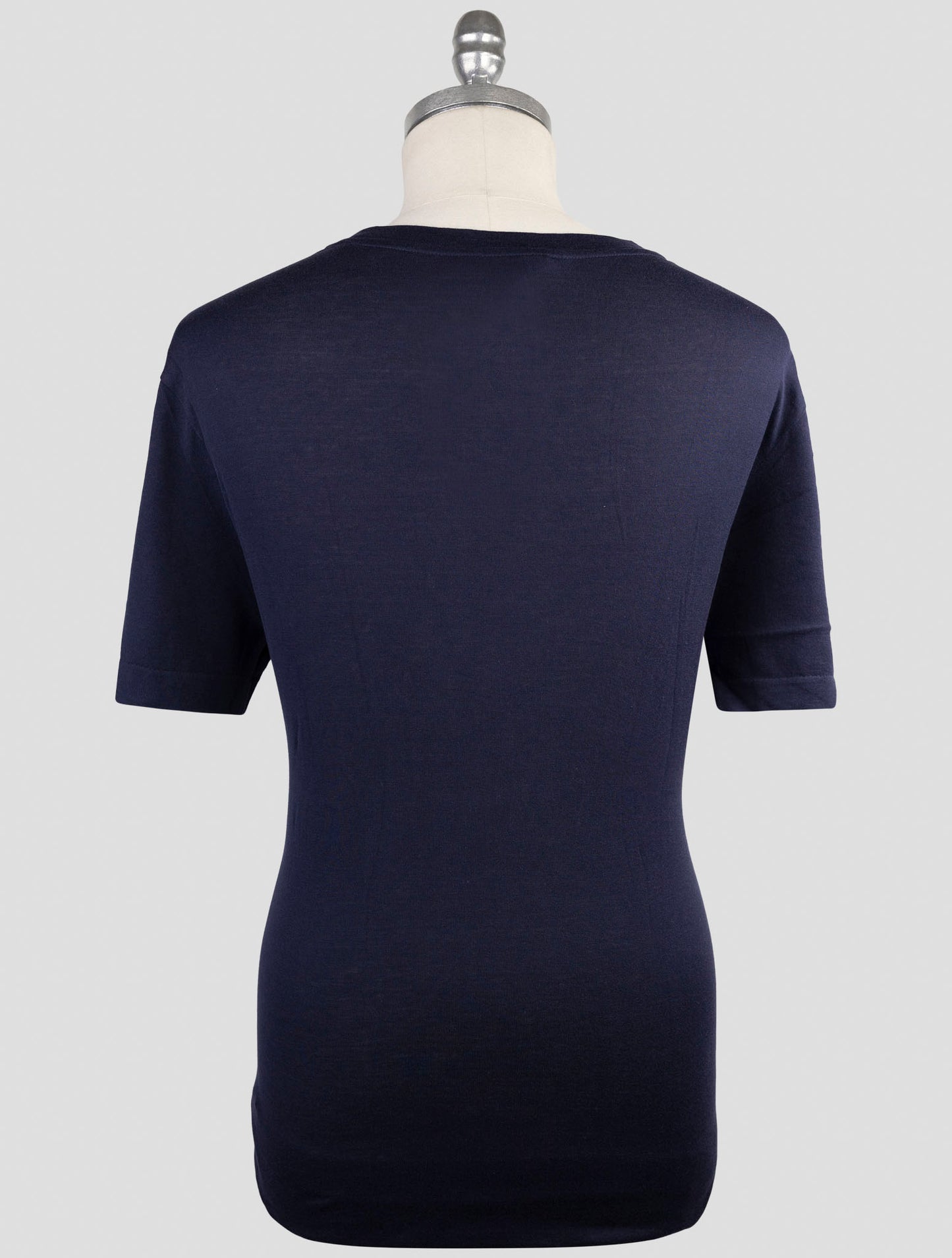 Kiton Knt Blue Cotton T-Shirt