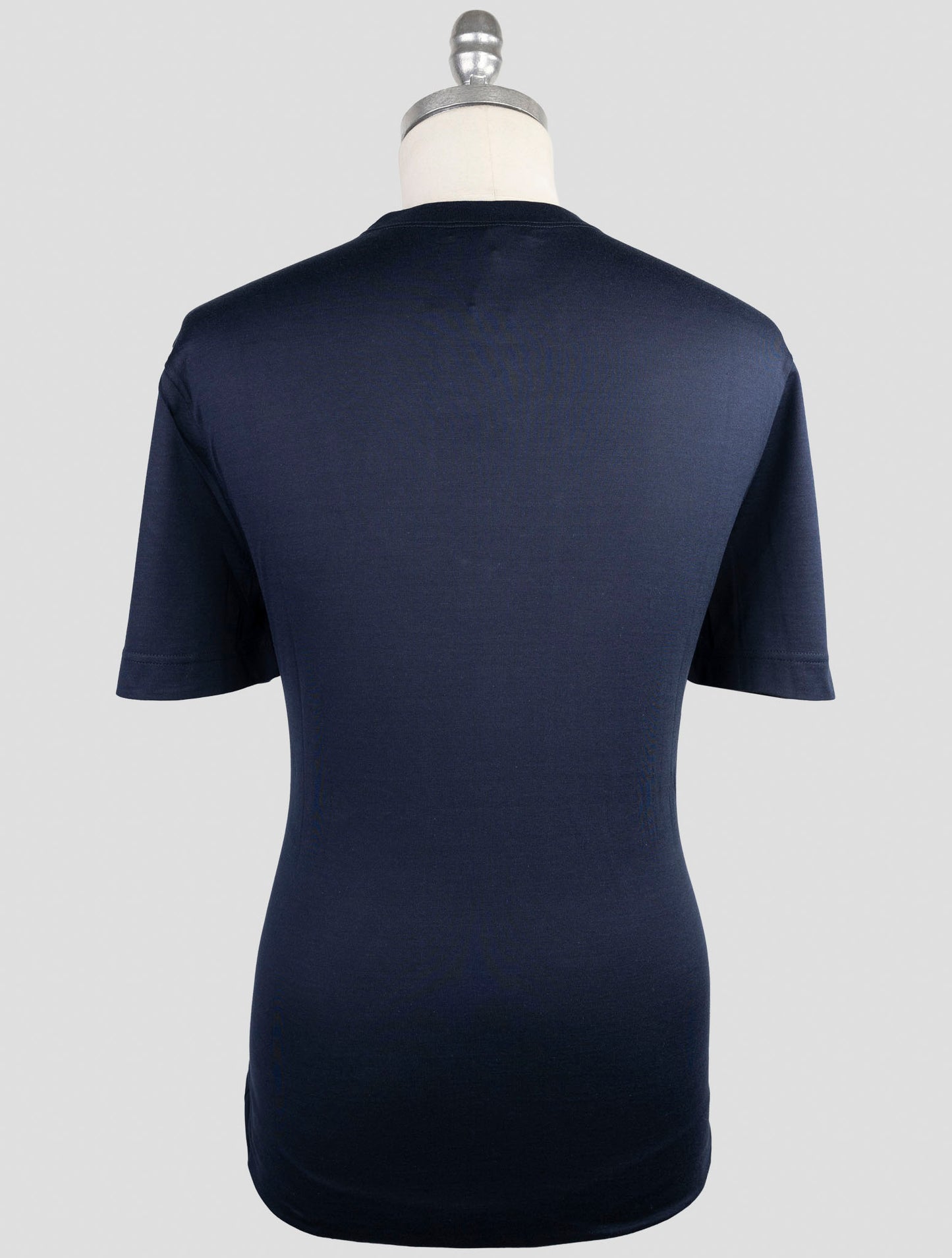 Kiton Knt Blue Cotton T-Shirt
