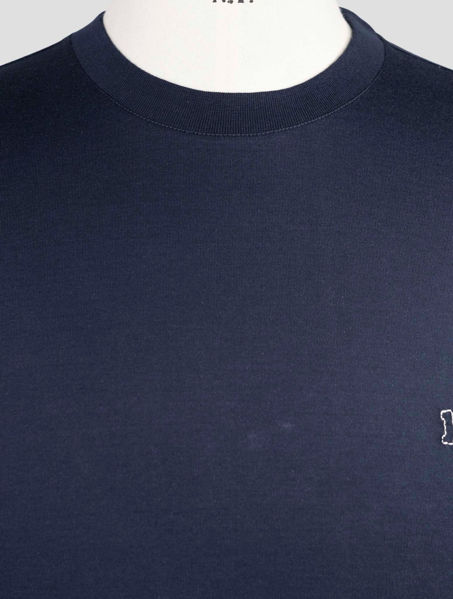 Kiton Knt Blue Cotton T-Shirt