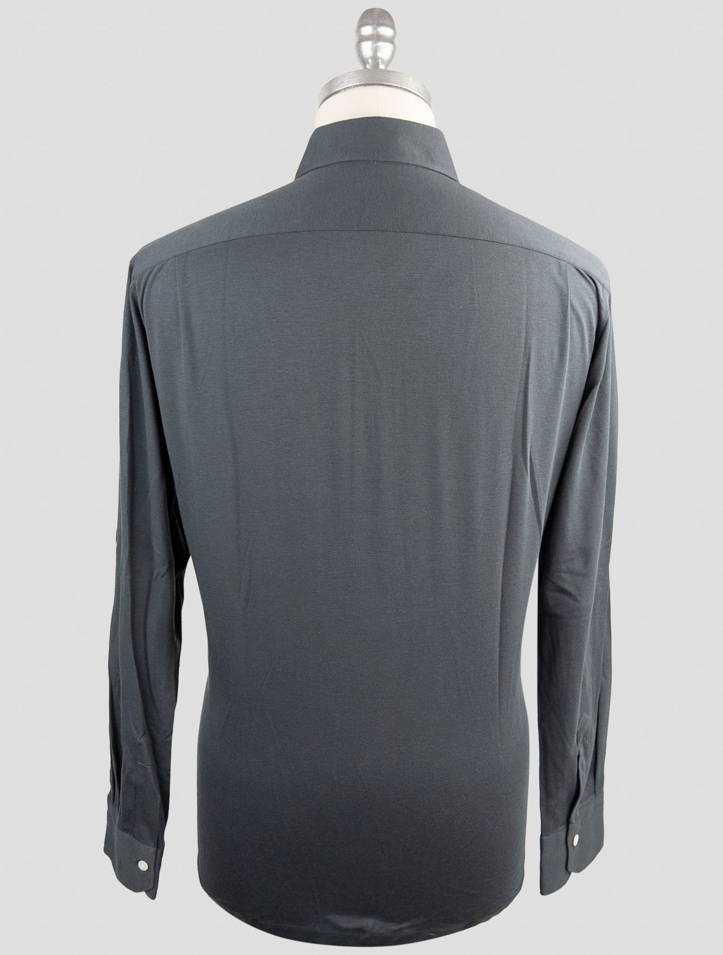 Kiiton Gray Cotton Sweater Polo