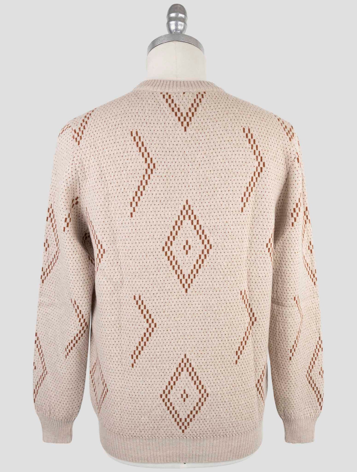 Kiton Beige Cashmere Sweater Crewneck
