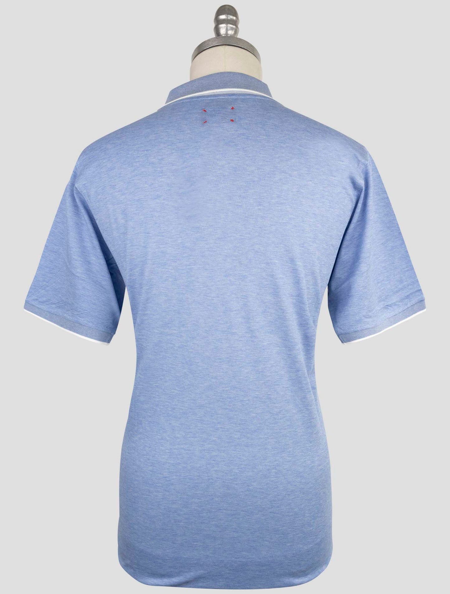 Kiton Light Blue Cotton Polo