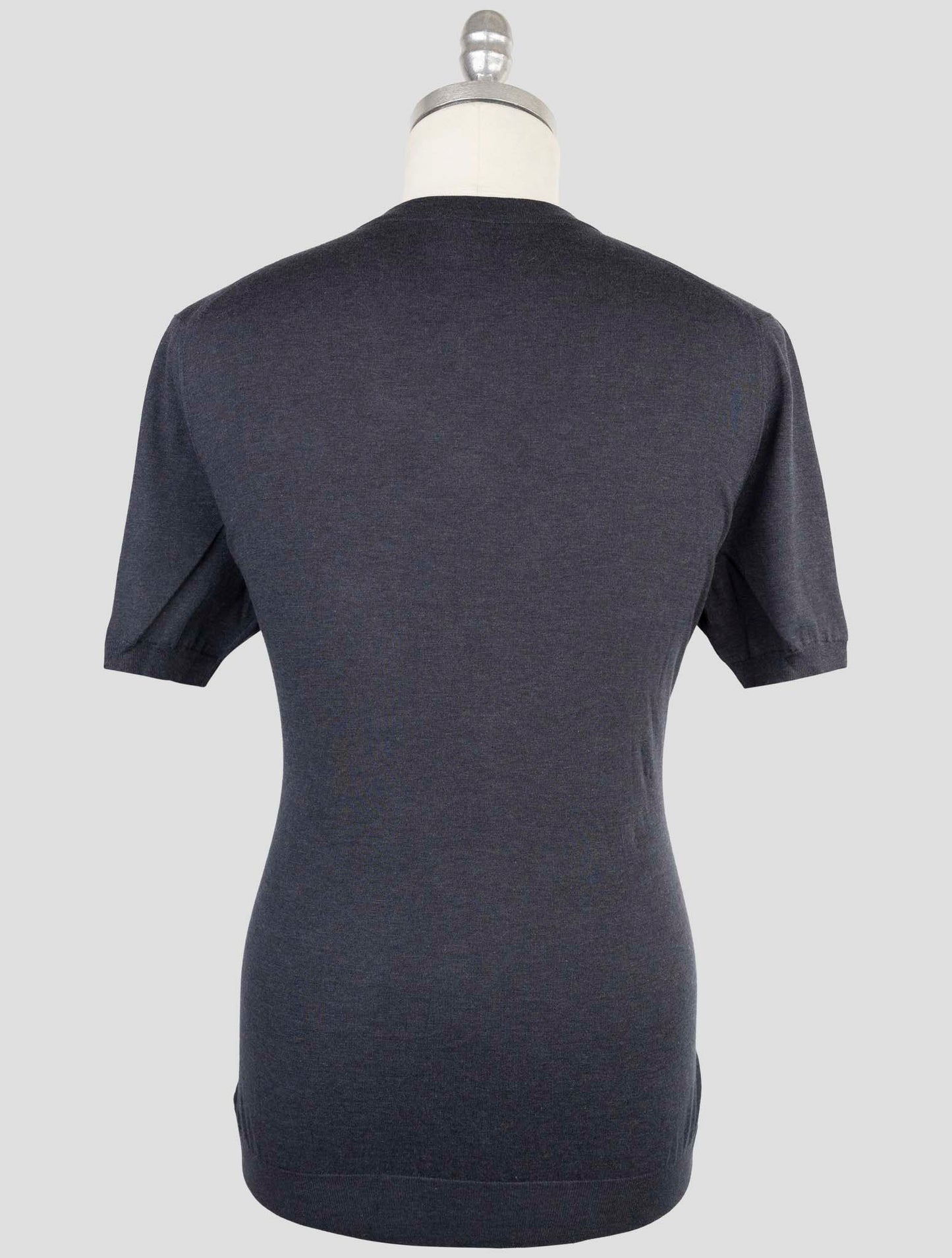 Kiton Dark Gray Cotton T-Shirt