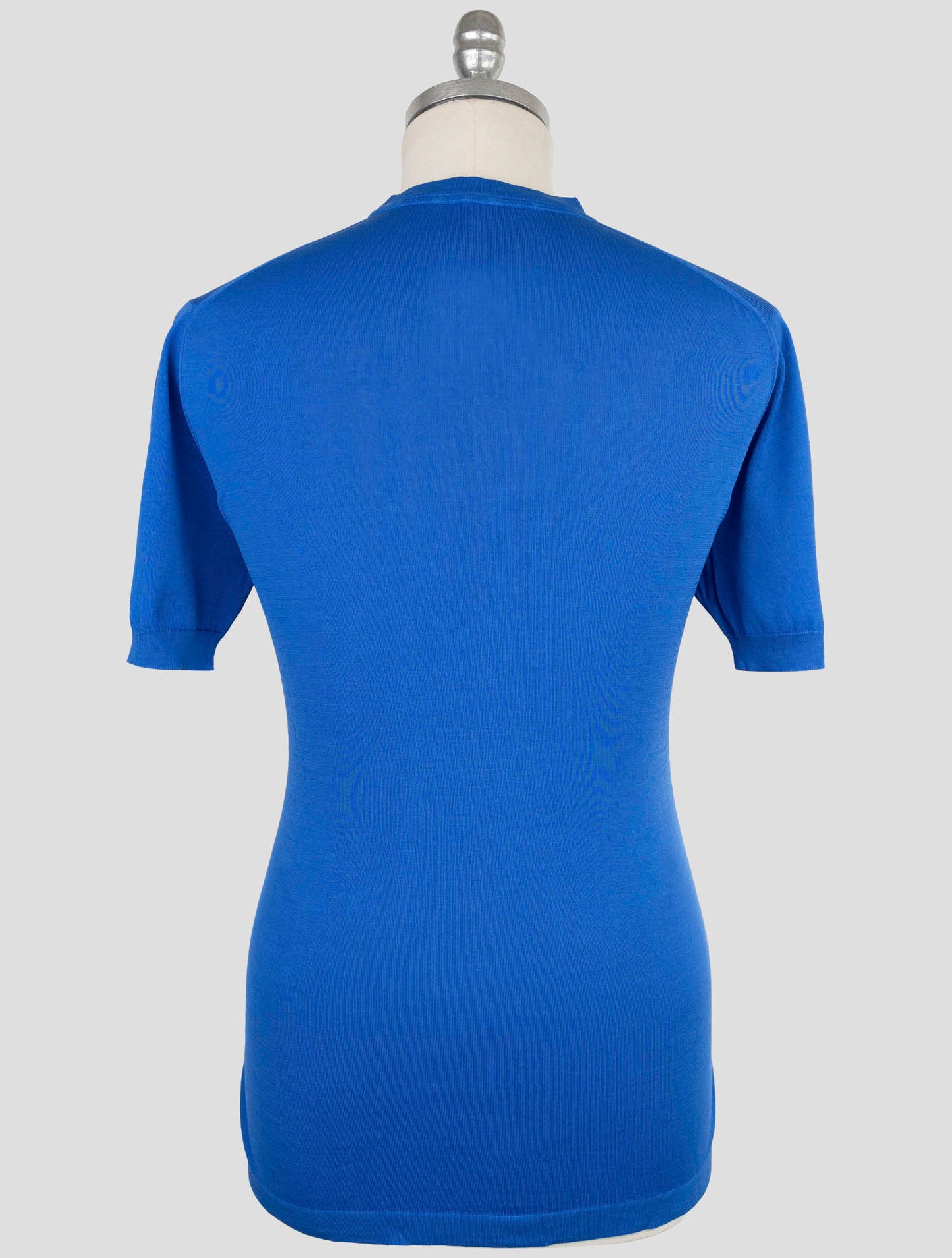 Kiton Blue Cotton T-Shirt