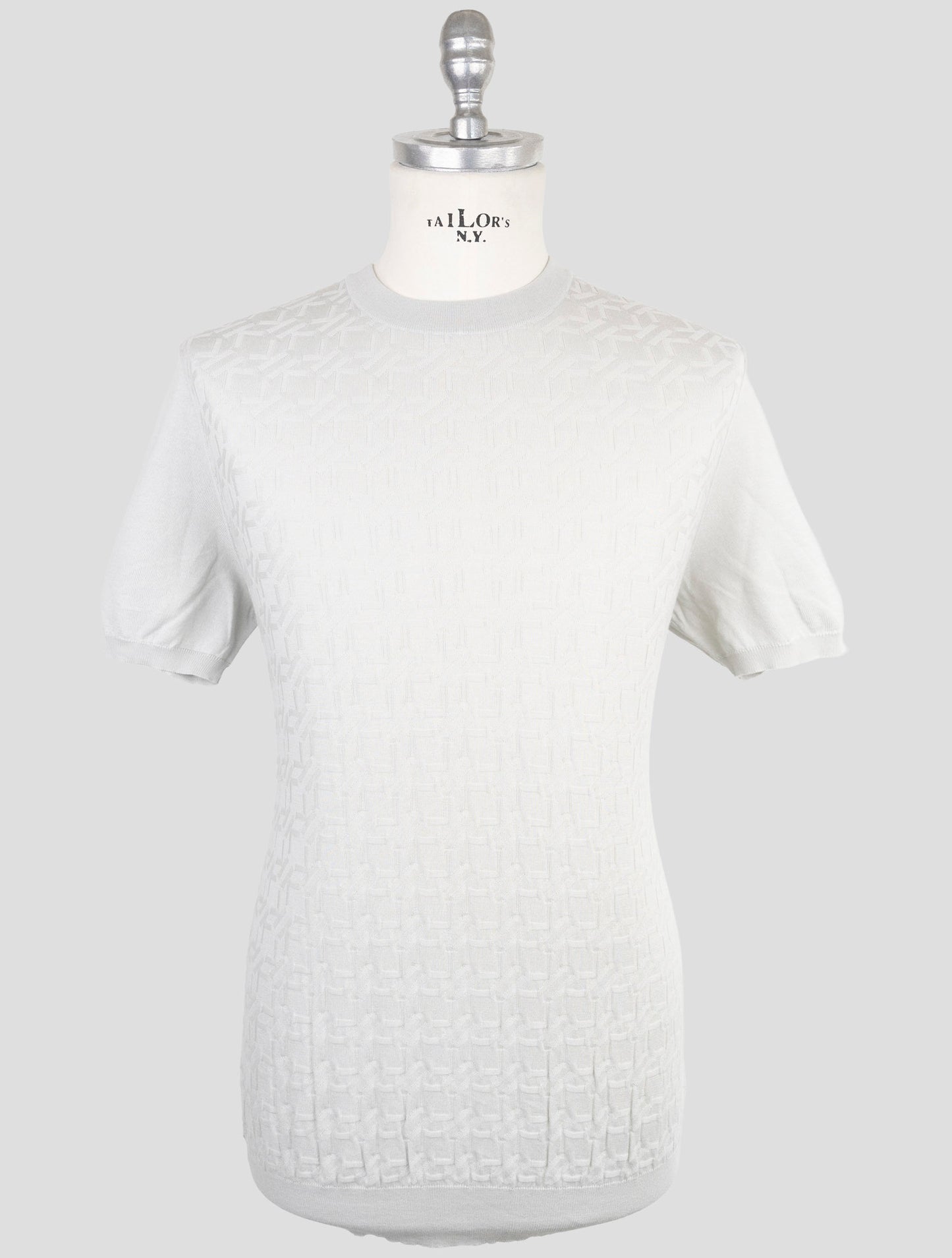 Kiton Gray Cotton T-Shirt