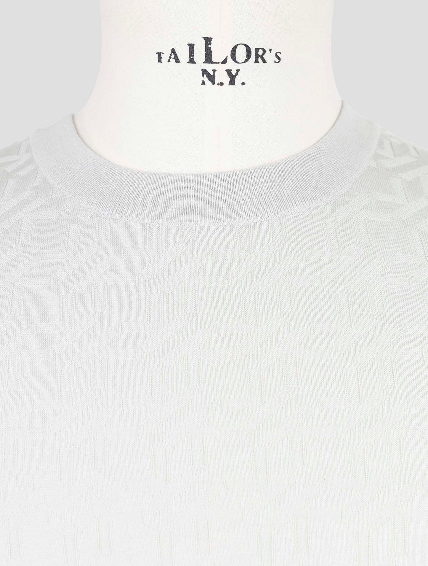 Kiton Gray Cotton T-Shirt