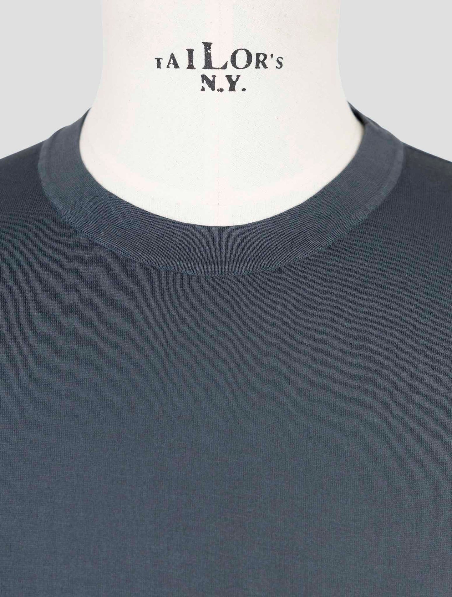 Kiton Blue Cotton T-Shirt