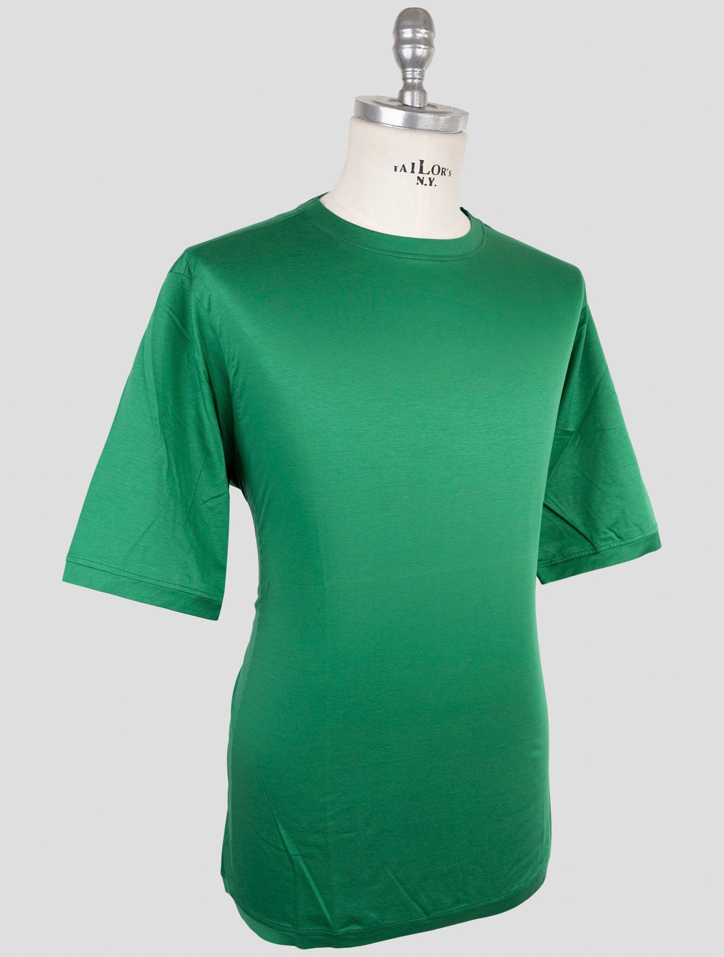 Kiton Green Cotton T-Shirt