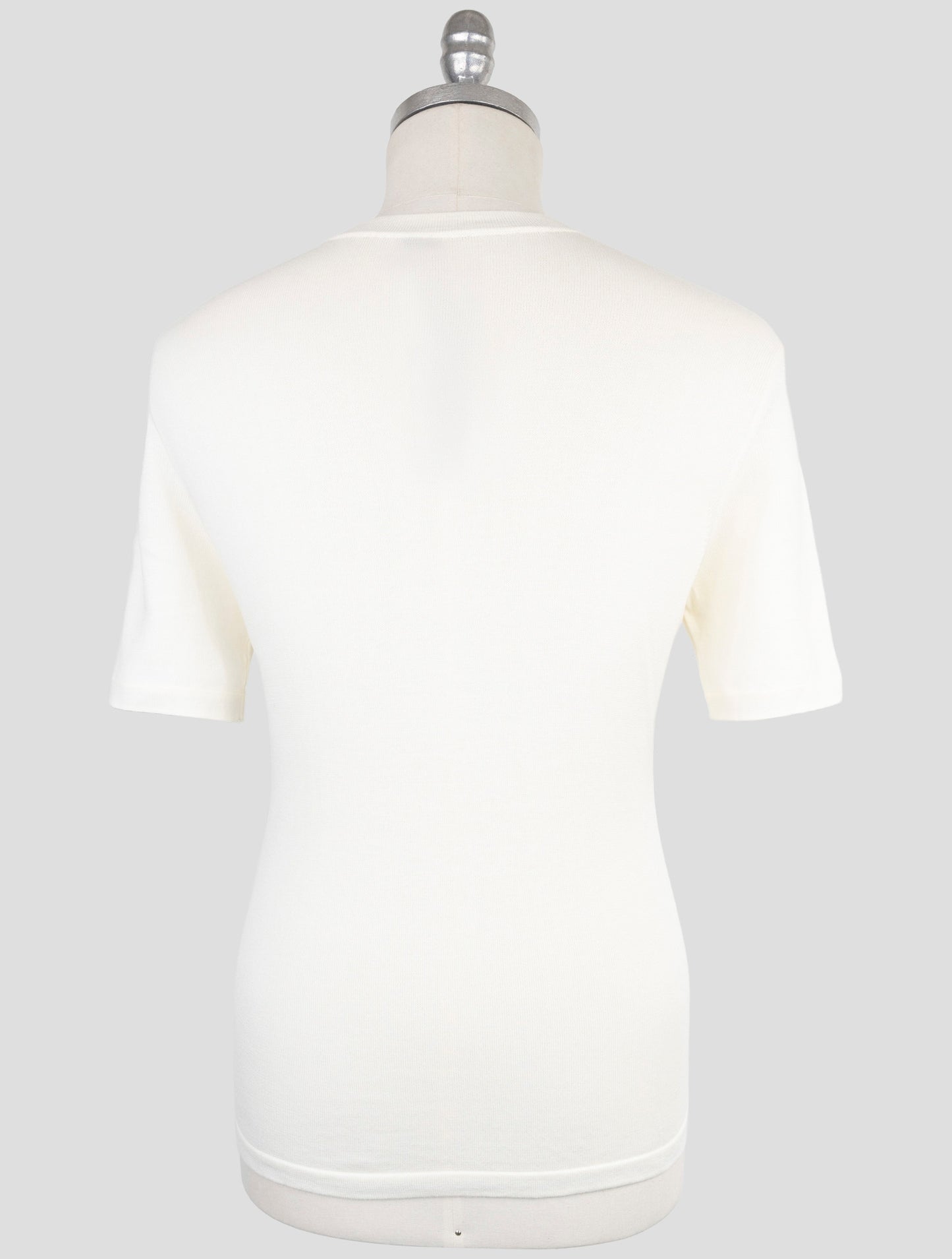 Kiton White Cotton T-Shirt