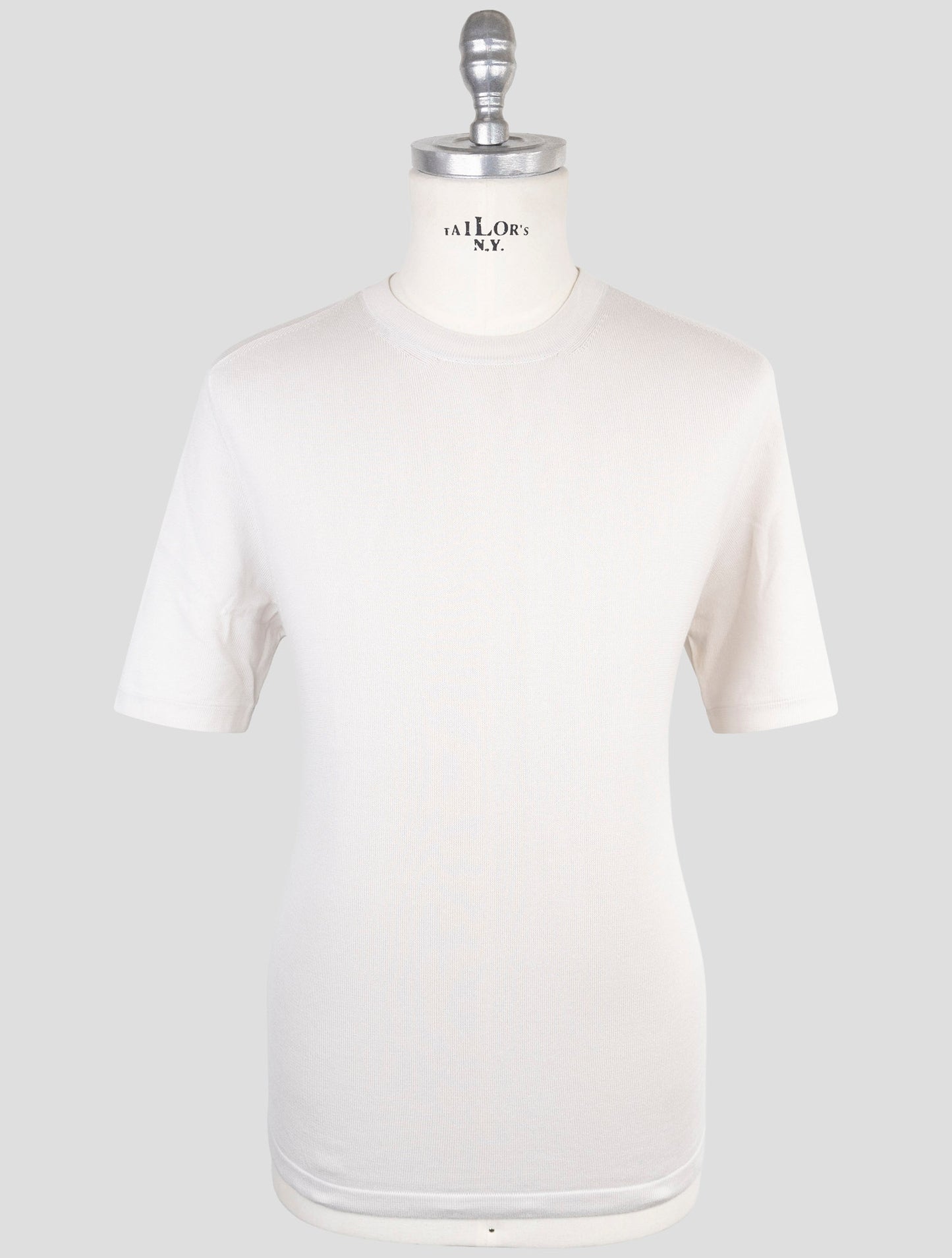 Kiton Gray Cotton T-Shirt